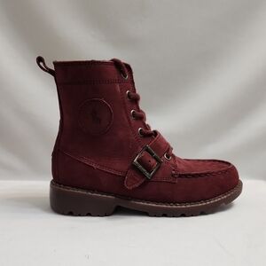 Polo Ralph Lauren Ranger Hi II Leather Boots (Boys Size 1)